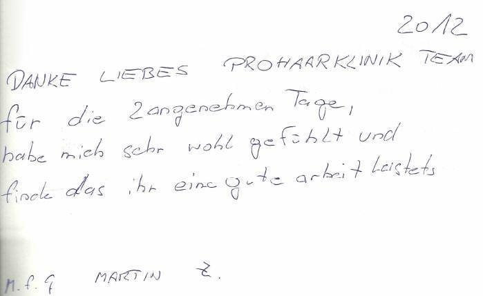 Haartransplantation Erfahrungsbericht 9