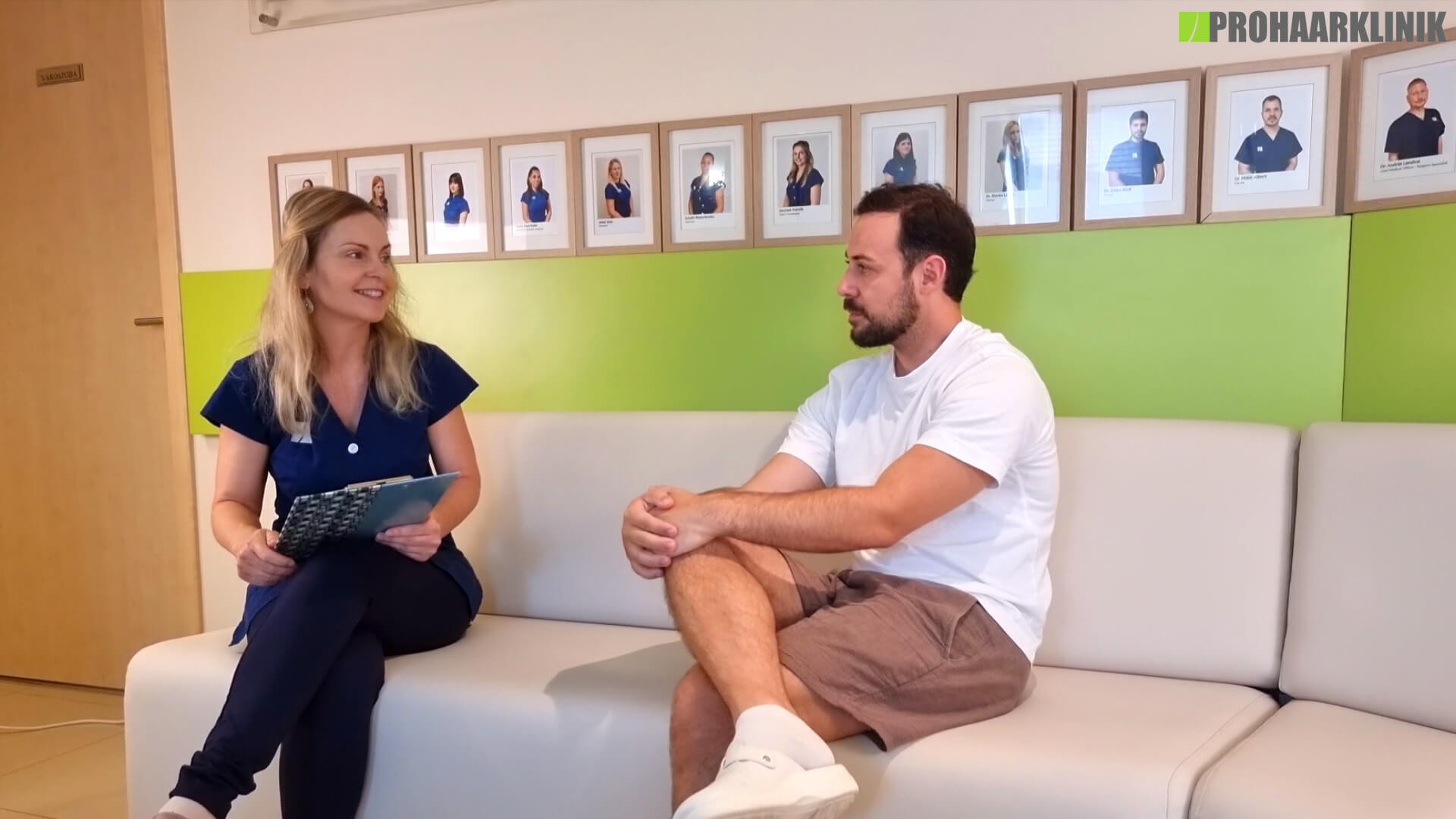 Konsultation nach der Haartransplantation bei der PROHAARKLINIK